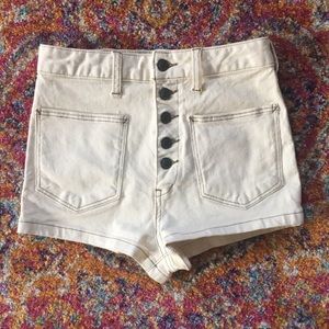 Free people high waisted shorts
